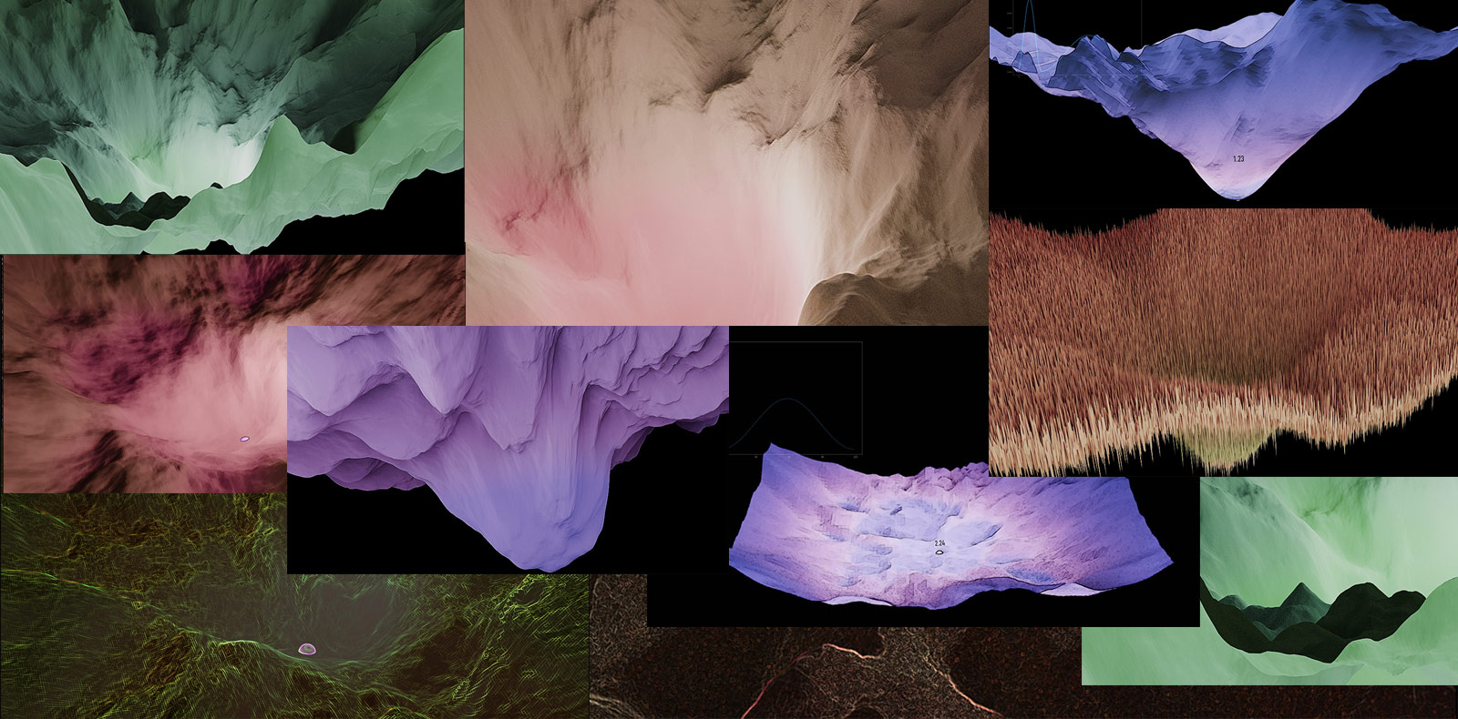 Loss Landscape | A.I deep learning explorations of morphology & dynamics